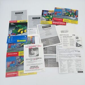 Lot of Rokenbok Systems Instruction Manuals, Pamphlets & Purchase Paperwork